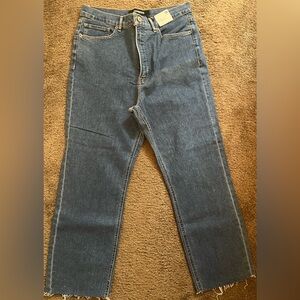 Express Blue Straight Jeans Classic Denim NWT